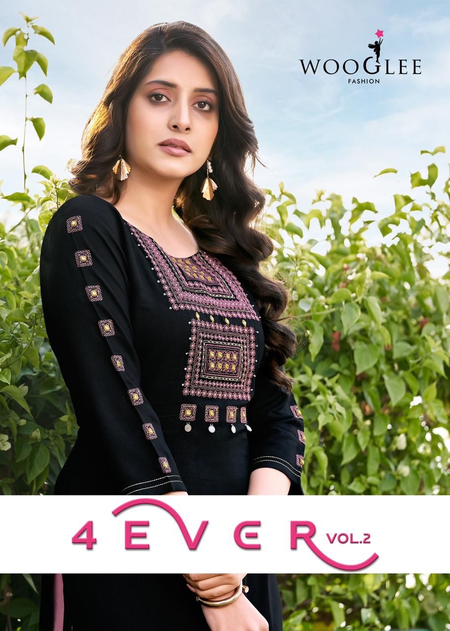 Wooglee 4Ever 2 Fancy New Exclusive Wear Latest Designer Kurti Collection